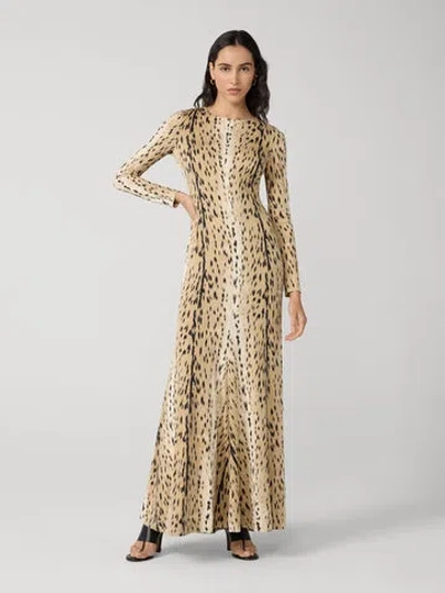 Diane Von Furstenberg Maiko Dress In Animal Print