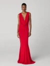 Diane Von Furstenberg Margeaux Gown In Red