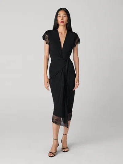 Diane Von Furstenberg Mariana Dress In Black