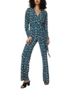 Diane Von Furstenberg Marilou Jumpsuit In Interlock In Multi