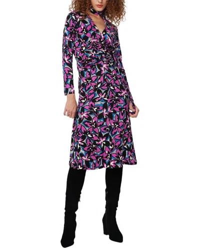 Diane Von Furstenberg Marsha Wool-blend Dress In Purple