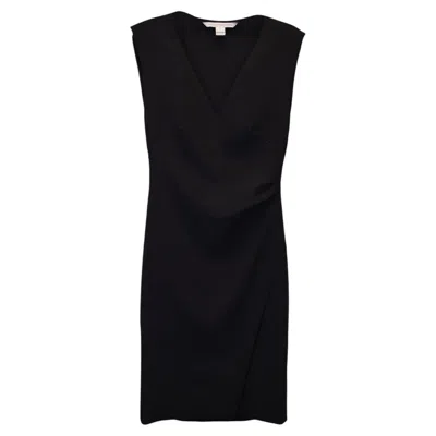 Pre-owned Diane Von Furstenberg Megan Dress In Black Polyester