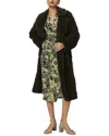 Diane Von Furstenberg Melanie Coat In Black