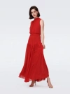 Diane Von Furstenberg Menon Dress In Magenta