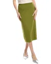 Diane Von Furstenberg Micah Wool Skirt In Green