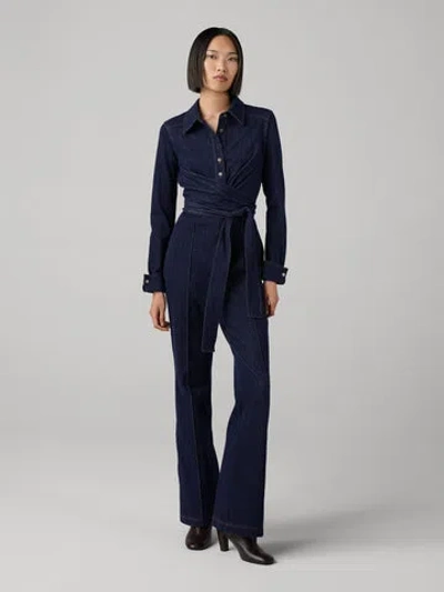 Diane Von Furstenberg Michele Jumpsuit In Blue