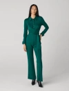 Diane Von Furstenberg Michele Jumpsuit In Green