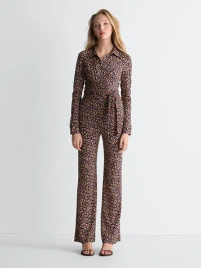 Diane Von Furstenberg Michele Jumpsuit In Multi