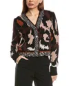 Diane Von Furstenberg Midge Button-down Jacquard Knit Cardigan In Multi