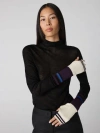 Diane Von Furstenberg Mila Gloves In Black