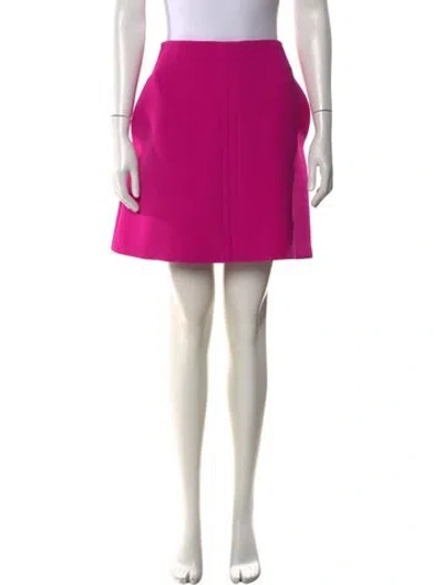 Pre-owned Diane Von Furstenberg Mini Skirt In Pink