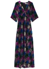 Diane Von Furstenberg Babette Printed Midi Dress In Multicoloured