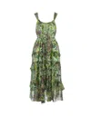 DIANE VON FURSTENBERG MODENA DRESS IN GARDEN PAISLEY MINT