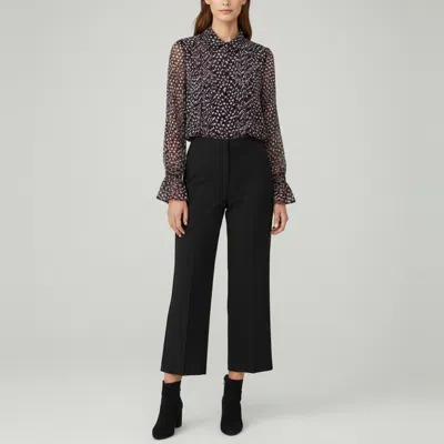 Pre-owned Diane Von Furstenberg Multicolor Crepe Long Sleeve Ariella Jumpsuit M