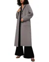 Diane Von Furstenberg Nene Wool Coat In Gray