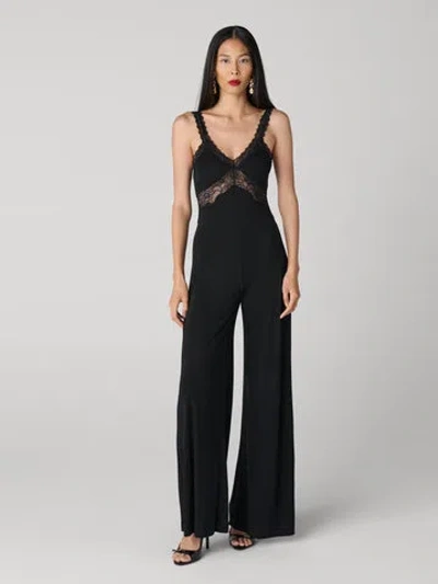 Diane Von Furstenberg Neve Jumpsuit In Black