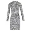 Diane Von Furstenberg New Jeanne Two Wrap Dress In Animal Print Silk In Multi