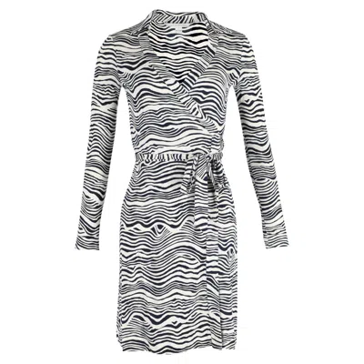 Diane Von Furstenberg New Jeanne Two Wrap Dress In Animal Print Silk In Multi