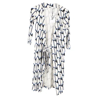 Diane Von Furstenberg New Julian Wrap Dress In Multicolor Silk