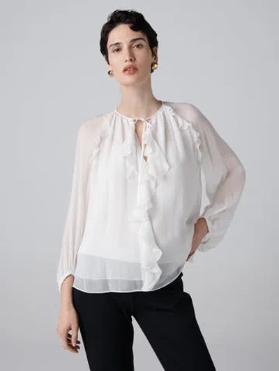 Diane Von Furstenberg Nicky Top In White