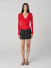 Diane Von Furstenberg Noa Top In Red