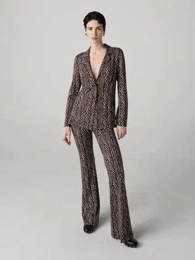 Diane Von Furstenberg Ophelia Jacket In Brown