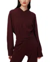 Diane Von Furstenberg Oscar Wool & Cashmere-blend Sweater In Red