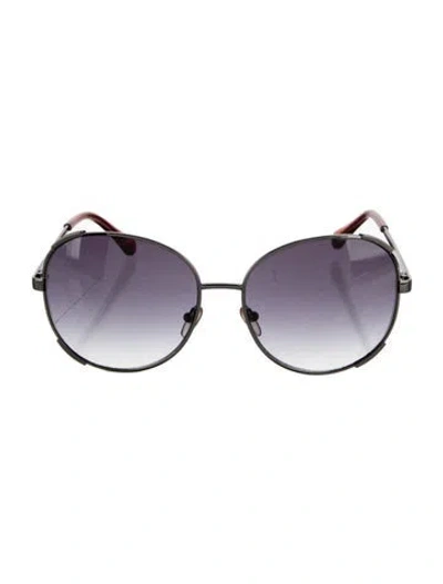 Pre-owned Diane Von Furstenberg Oversize Gradient Sunglasses