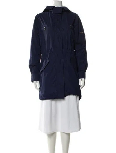 Pre-owned Diane Von Furstenberg Parka In Blue