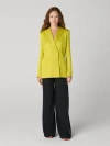 Diane Von Furstenberg Parson Blazer In Yellow