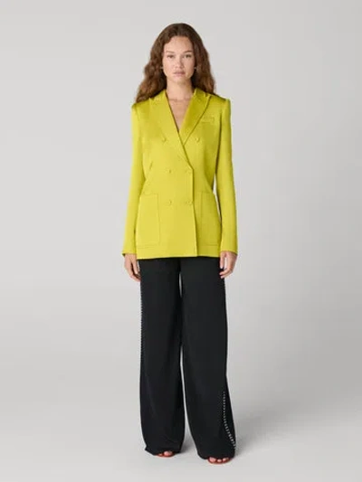 Diane Von Furstenberg Parson Blazer In Yellow