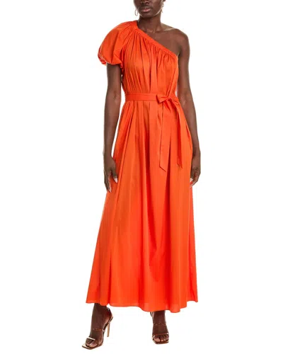 Diane Von Furstenberg Pasquale Maxi Dress In Orange