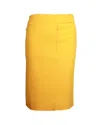 Diane Von Furstenberg Pencil Skirt In Yellow Viscose In Yellow