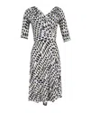 Diane Von Furstenberg Penna Geometric Print Wrap Dress In Multicolor Silk In Multi