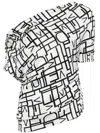 Diane Von Furstenberg Percy All-over Logo-print One-shoulder Top In White