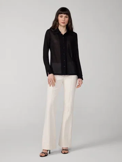 Diane Von Furstenberg Perfect Shirt In Black