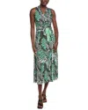 Diane Von Furstenberg Pia Midi Dress In Green