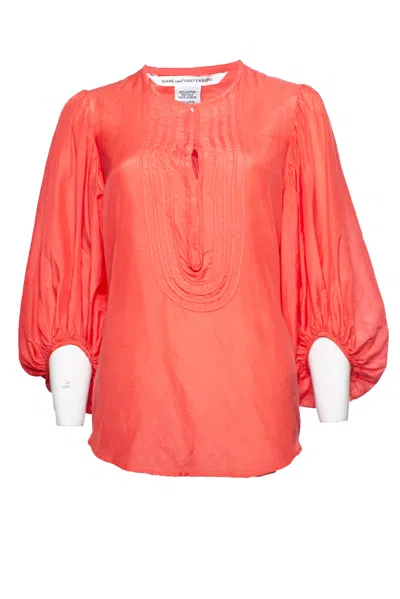 Diane Von Furstenberg , Pink Blouse