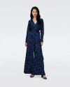Diane Von Furstenberg Piper Jumpsuit In Blue