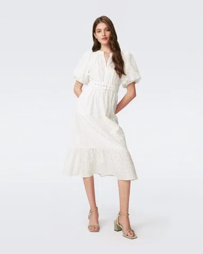 Diane Von Furstenberg Polina Dress In Ivory