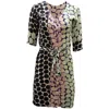Diane Von Furstenberg Polka Dot Dress In Multicolor Silk In Multi
