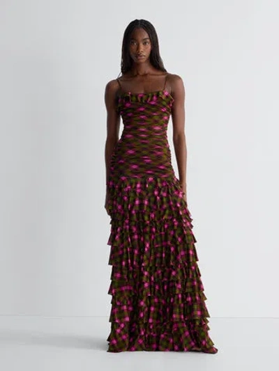 Diane Von Furstenberg Primrose Gown In Brown