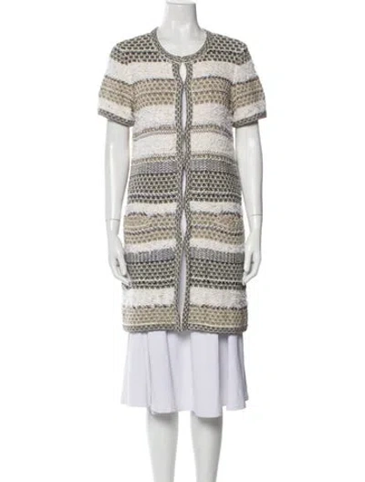 Pre-owned Diane Von Furstenberg Printed Coat