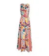 Diane Von Furstenberg Elliot Printed Stretch-cotton Poplin Maxi Dress