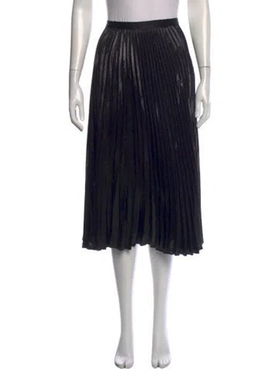 Pre-owned Diane Von Furstenberg Printed Knee-length Skirt In Black