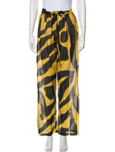 Pre-owned Diane Von Furstenberg Printed Lounge Set W/ Tags In Multi