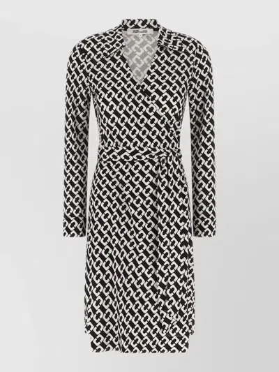 Diane Von Furstenberg Printed Midi Dress In Multi