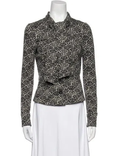 Pre-owned Diane Von Furstenberg Printed Sweater In Multi