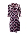Diane Von Furstenberg Printed Wrap Dress In Multicolor Silk In Multi
