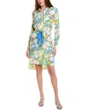 Diane Von Furstenberg Prita Shirtdress In Blue